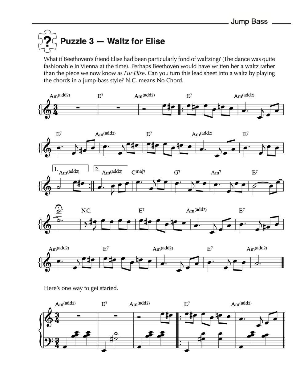 Forrest Kinney - Piano PDF w/Studio License - Puzzle Play 3A